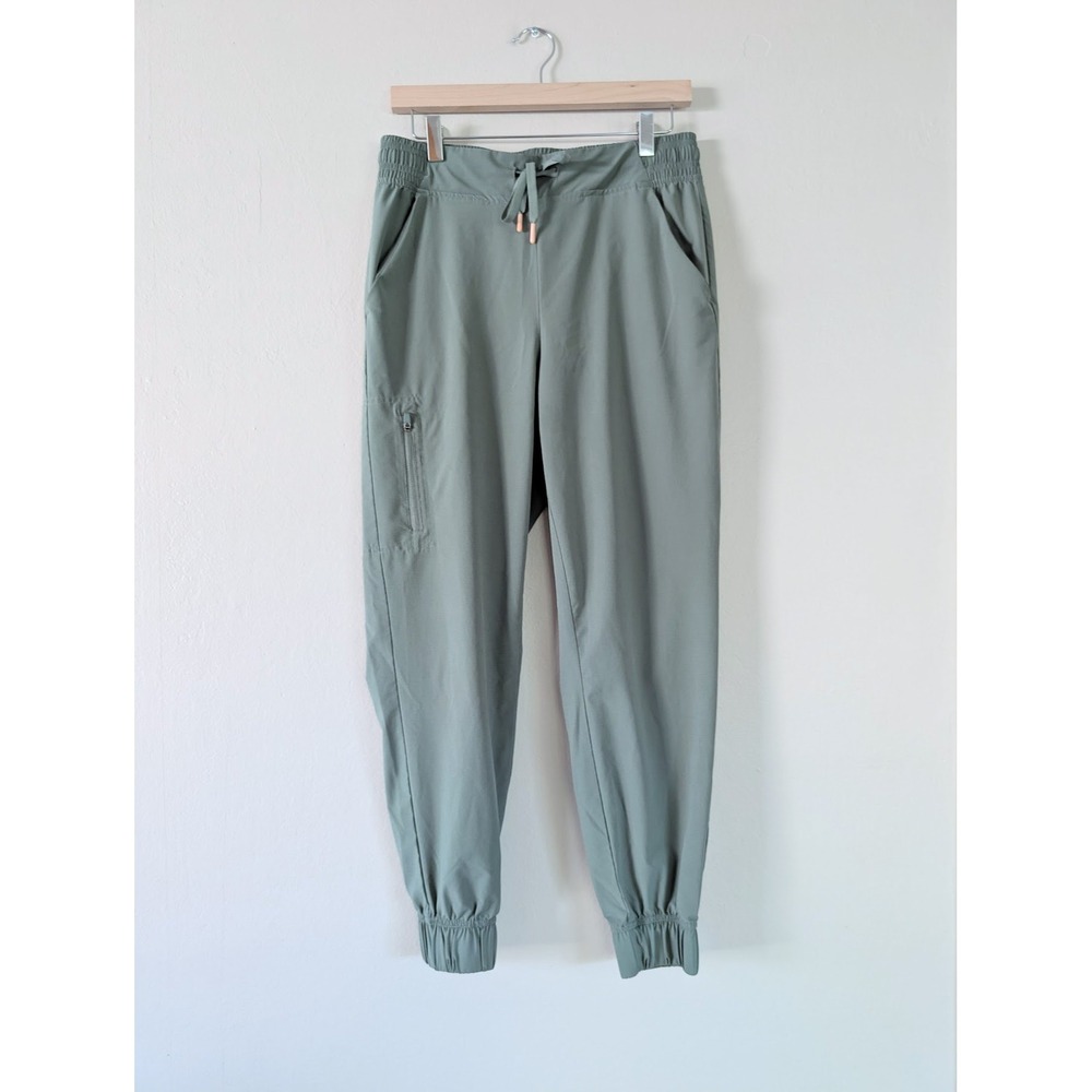 Eddie Bauer Womens Sage Green Jogger Pants Size‎ M Hiking Utility Cargo Gorpcore